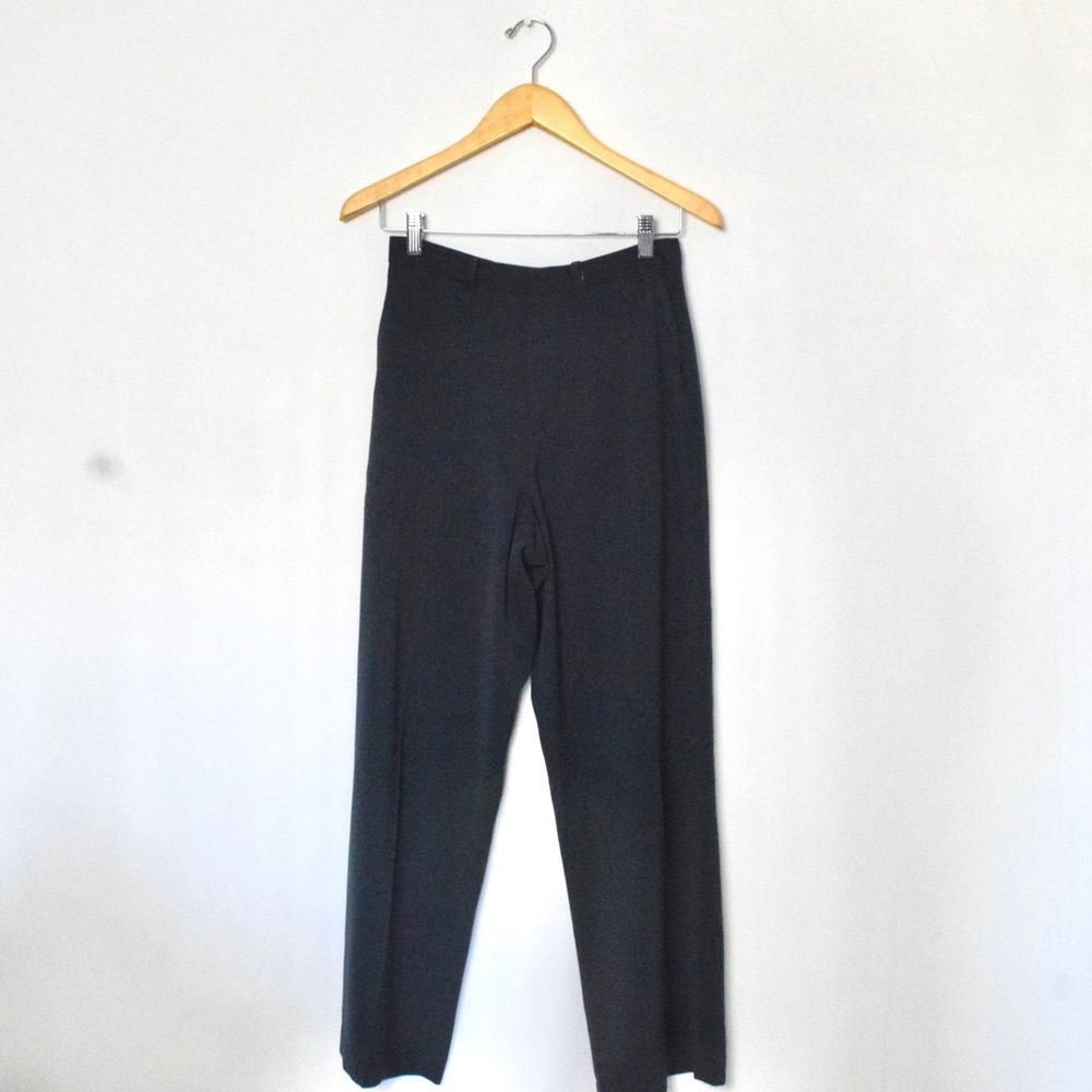 Y2K Banana Republic high waist navy blue straight leg trousers